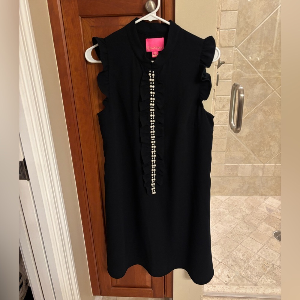 Lilly Pulitzer Pearl Detailed Shift Dress - Picture 2 of 9